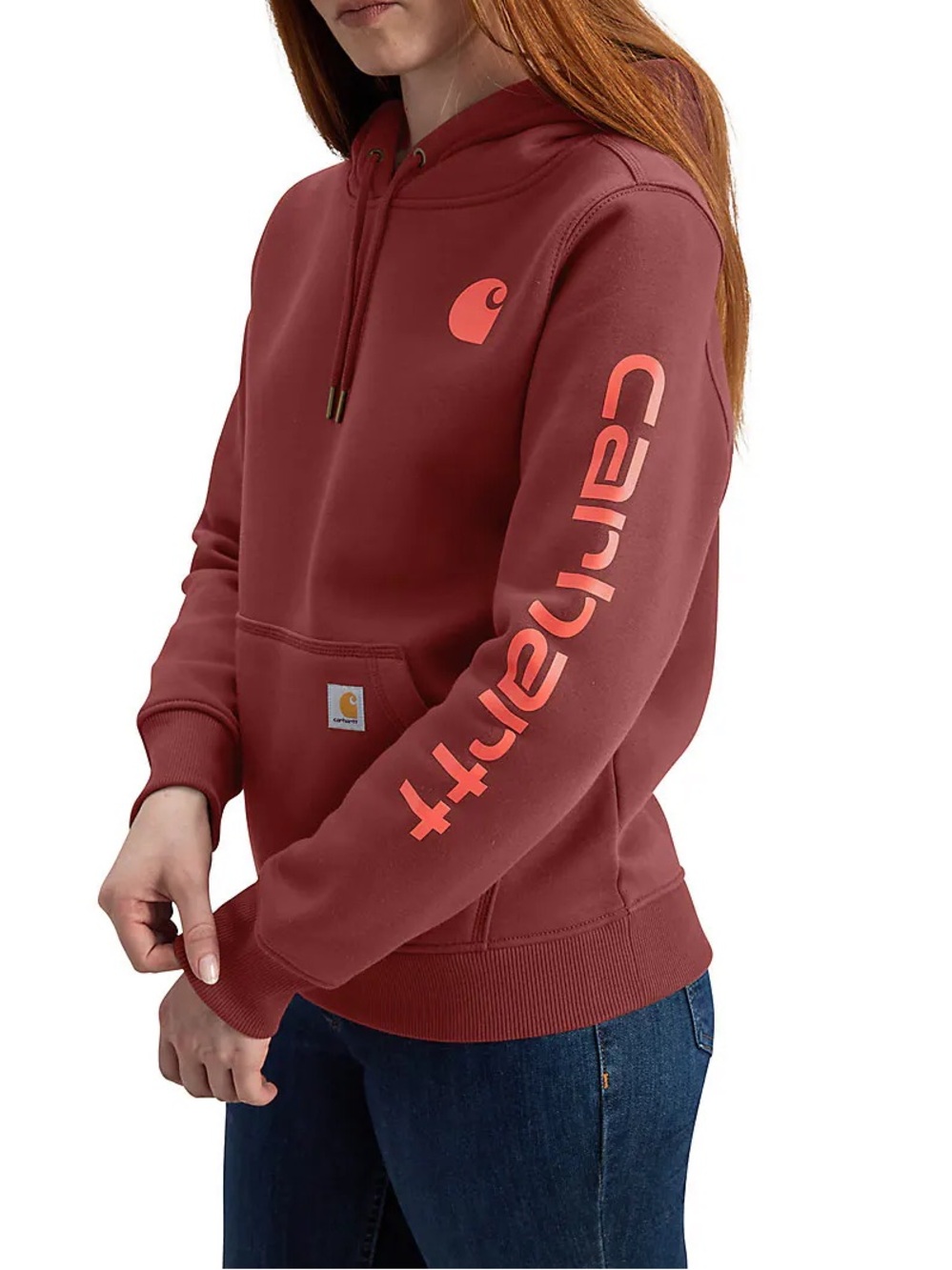 Carhartt Women's Relaxed Fit Logo Graphic Hoodie